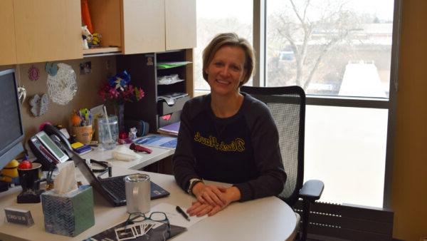 Wendy Bock, BHC counselor, in her office